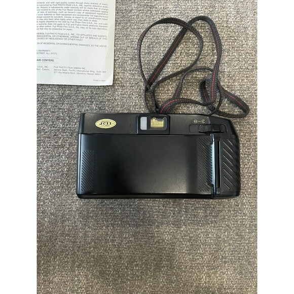 Fuji DL-400  Compact Point Shoot Dual Lens Auto Focus Camera Manual Aztec Bag - Picture 4 of 16